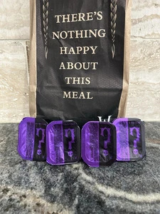 Wendy’s X Wednesday - Dips Of Dread Mystery Sauce - Complete Set - DISCONTINUED - Picture 1 of 2