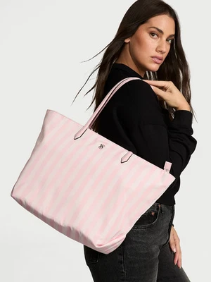 Victoria's Secret VS Heritage Stripe Large Tote Bag New With Tags $84.95 - Image 1 of 4