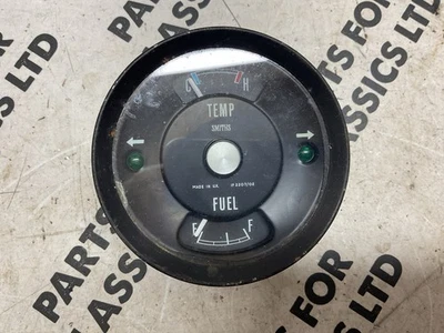 Smiths Temperature and Fuel Gauge 2207/02. Triumph Used And Untested - Image 1 of 4