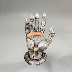 Game Controller Stand - Cyberpunk Mechanical Hand Resin Statue for Xbox Switch - Picture 1 of 14