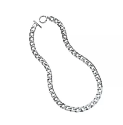 Collar Park Lane "LANCE" en Plata con Eslabones de Acento Azul Bebé Bonito Reg. $94 Foto 1 de 3