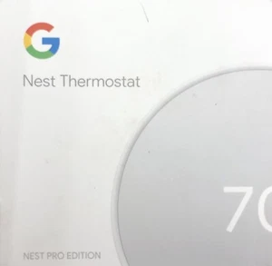 Google Nest Programmable Smart Wi-Fi Thermostat - White - READ DESCRIPTION - Picture 1 of 3