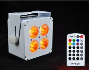 Control Remoto + Inalámbrico + Batería LED Par Luz 4x18W RGBWA + UV 6 en 1 LED DMX512 - Imagen 1 de 36