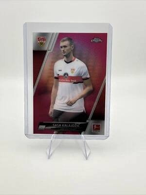 SASA KALAJDZIC 2021-22 Chrome Bundesliga VfB Stuttgart Magenta Wave /399 - Image 1 of 3