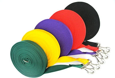 Dog Training Lead 30ft 9m Horse Lunge Line Large 25mm Cushion Webbing 19 Colours - Image 1 of 4
