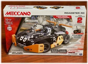 NEW Meccano 16303 Roadster RC Metal Vehicle Set STEM Kit 2 Models 154 Pcs NRFB - Picture 1 of 5