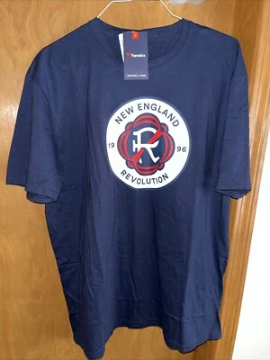 FANATICS NEW ENGLAND REVOLUTION 1996 SHORT SLEEVE TEE 2XL NWT (B36) - Image 1 of 3