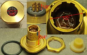 Parte connettore circolare # STK07H-8-7P-689 di Deutsch co. 7 pin. ME414-0304-0005 - Foto 1 di 12