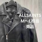 Allsaints Coat Sheep Leather Rider's Jacket Leather Jacket M