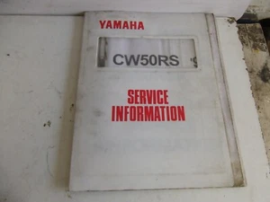 YAMAHA CW50 RS GENUINE WORKSHOP SERVICE MANUAL - Picture 1 of 2