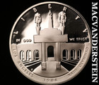 1984-S L.A. Olympics Commemorative Dollar - Silver Gem Proof #T84