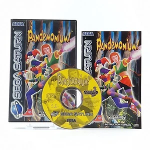 Juego Sega Saturn: ¡Pandemonium! - Instrucciones de embalaje original PAL Disk / PAL - Imagen 1 de 4
