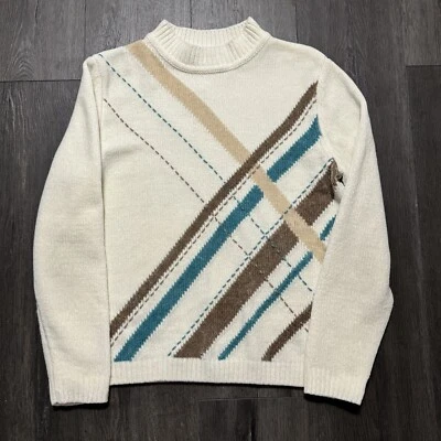 Alfred Dunner Ladies Long Sleeve Off White Sweater Size S Soft Acrylic Rayon - Image 1 of 4