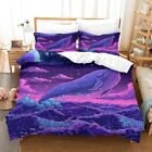 Home Doona Quilt Cover 3D Whale Printed Bedspreads Teen Adult High Quality 30