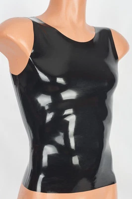 LA-MINOU Latex Herren Top, Achselshirt, Rubber, Fetisch, Gummi