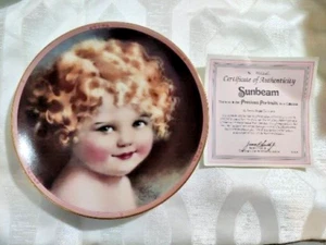 Bessie Pease Gutmann Plate Sunbeam Precious Portraits Hamilton Collection 1986 - Picture 1 of 5