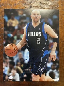 Jason Kidd Signed 11x14 Photo PSA DNA Coa Autographed Dallas Mavericks - Picture 1 of 5