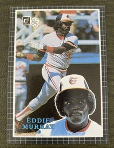 1985 DONRUSS ACTION ALL-STARS LARGE 3''X5'' #9 EDDIE MURRAY BALTAMORE ORIOLES - Picture 1 of 2