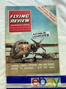 Flying Review International May 1966 Boeing 737 XB-70 Test Canadair CL-84 P.11c - Imagen 1 de 8