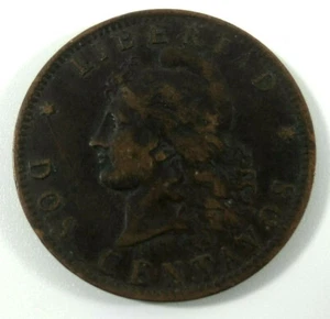 Piece Ancienne Argentine Dos Centavos 1891 Envoi rapide - Imagen 1 de 2