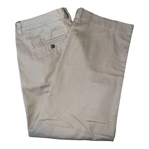 POLO Ralph Lauren Boys Straight Leg Pants Khaki Chino Size 18 Husky - Picture 1 of 12