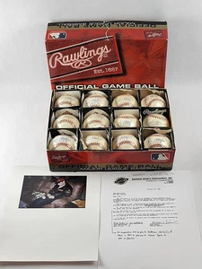 12 John Wetteland Signed 1996 World Series Balls WS MVP 96 with Photo NY Yankees - Picture 1 of 8