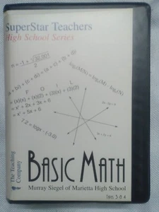 Vintage Basic Math Part II tapes 3 & 4 VHS  SuperStar Teachers Plus Course Guide - Picture 1 of 6