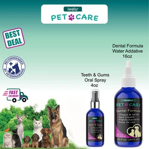 Best Dog Cat Bad Breath Water Additive Dental Spray Mouth Wash Pet Supplies - Picture 1 of 1
