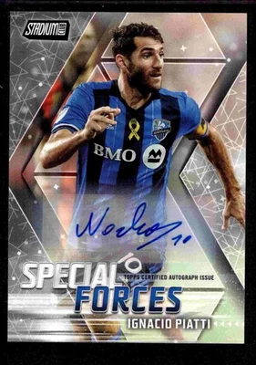 2018 Topps Stadium Club Special Forces auto Ignacio Piatti /50 Montreal Impact - Image 1 of 2