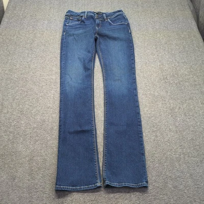 Женские джинсы Hudson 29 синие детские сапоги стрейч темная стирка ковбойские вестерн - Изображение 1 из 4