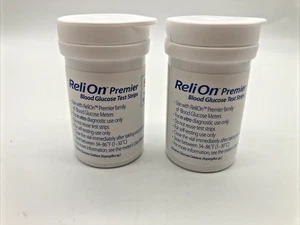 Prueba de glucosa en sangre ReliOn Premier 100ct FECHA DE CADUCIDAD: 09/2026 (sin caja) Ref. 007 - Imagen 1 de 2