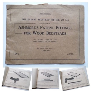 1920 HOLZBETTEN Handelskatalog TIPTON Bettgestell Fitting Co Ltd STAFFORDSHIRE - Bild 1 von 19