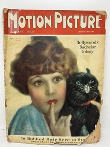 Motion Picture Magazine January 1926 Hollywood Star Dorothy Devore on Cover - Picture 1 of 24