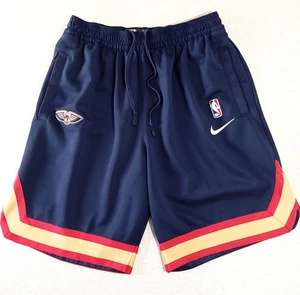 Pantaloncini New Orleans Pelicans NBA Nike Athletic Dri Fit Uomo Taglia L Large Blu - Foto 1 di 13