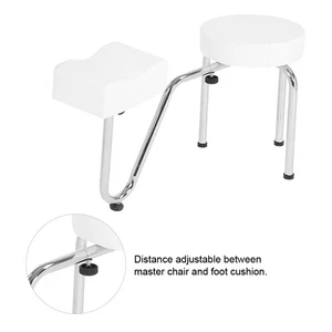 Hot Adjustable PU Leather Tattoo Leg Arm Rest Pad Pedicure Foot Stool Chair - Picture 1 of 12