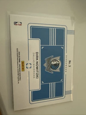 Álbum de recortes fotogénico Panini Dirk Nowitzki 2024-25 ranura/25 Foto 1 de 2