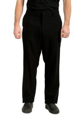 Just Cavalli Men's Black Flat Front Dress Pants US 42 IT 58 - Image 1 of 4