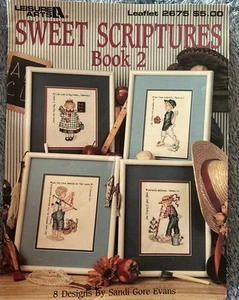 Sweet Scriptures Book 2 Cross Stitch Patterns Leaflet 2675 Vintage 2675 - Picture 1 of 5