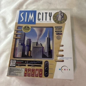 Sim City CD-ROM Classic (1995, Maxis) New Sealed Big Box Maxis Edition 1993 - Picture 1 of 7