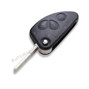 Für Alfa Romeo 147 156 166 Gt 3 Knöpfe Klapp Schlüssel Gehäuse mit Rohling - Picture 1 of 1