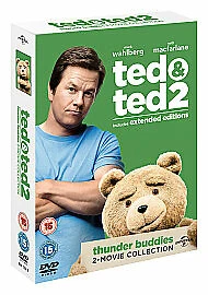 Ted/Ted 2 DVD (2015) Mila Kunis, MacFarlane (DIR) cert 15 2 discs Amazing Value - Image 1 of 1
