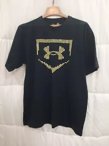 T-shirt uomo manica corta Regular Coupè Normale nera grande Heat Gear - Foto 1 di 3