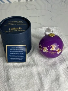 Dillard's 12 Days of Christmas Day 11 Eleven Pipers Piping 2017 Glass Ornament - Picture 1 of 5