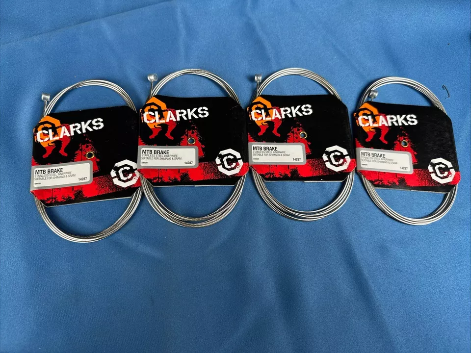Pack of 4 Clarks Stainless Steel Brake Wire Front or rear 1810mm 1.5mm Silver - Image 1 of 1