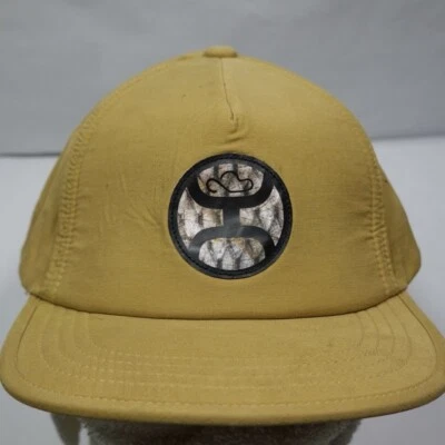 HOOEY Lid Tan Logo Adjustable Lightweight Hat Cowboy Dad Cap Rodeo Roping Unisex - Image 1 of 4