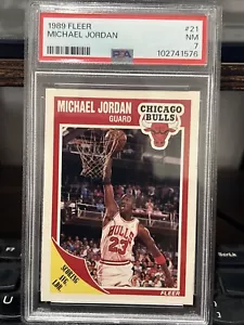 1989-90 Fleer - #21 Michael Jordan PSA 7 - Bild 1 von 6
