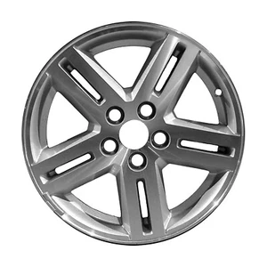 LKQ ALYCK055U10 - Double 5-Spoke Silver with Machined Face 17x6.5 Wheel - Picture 1 of 1