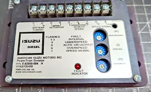 ISUZU MAGNUM MMG DIESEL GENERATOR GOVERNOR CONTROLLER F5Y2-038 X-82850-004 [OF16 - Picture 1 of 5
