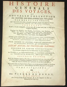 Titelseite für Band der Histoire Generale des Voyages La Hague: 1748 - Bild 1 von 2