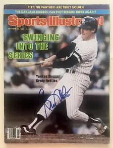 GRAIG NETTLES signed handsigniert 1981 SI Sports Illustrated full mag NY YANKEES - Bild 1 von 5